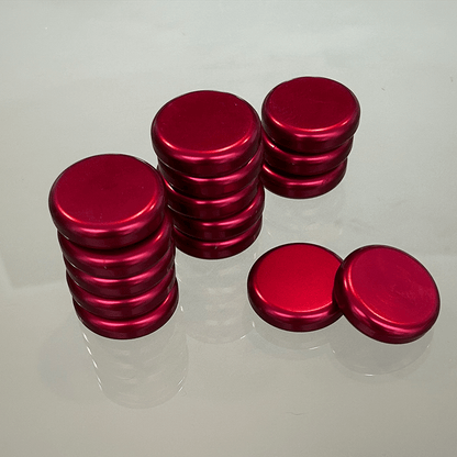 Fichas de Backgammon rojas. - Divertoys