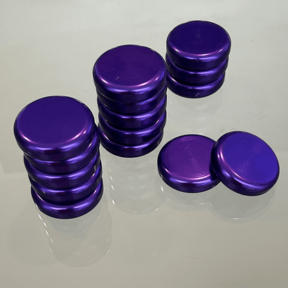 Fichas de Backgammon fabricadas en aluminio. - Divertoys