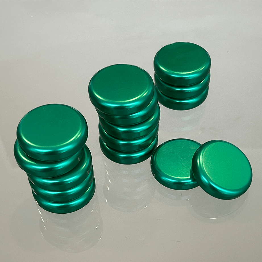 Fichas de Backgammon fabricadas en aluminio. - Divertoys