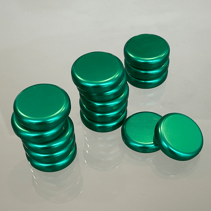 Fichas de Backgammon fabricadas en aluminio. - Divertoys