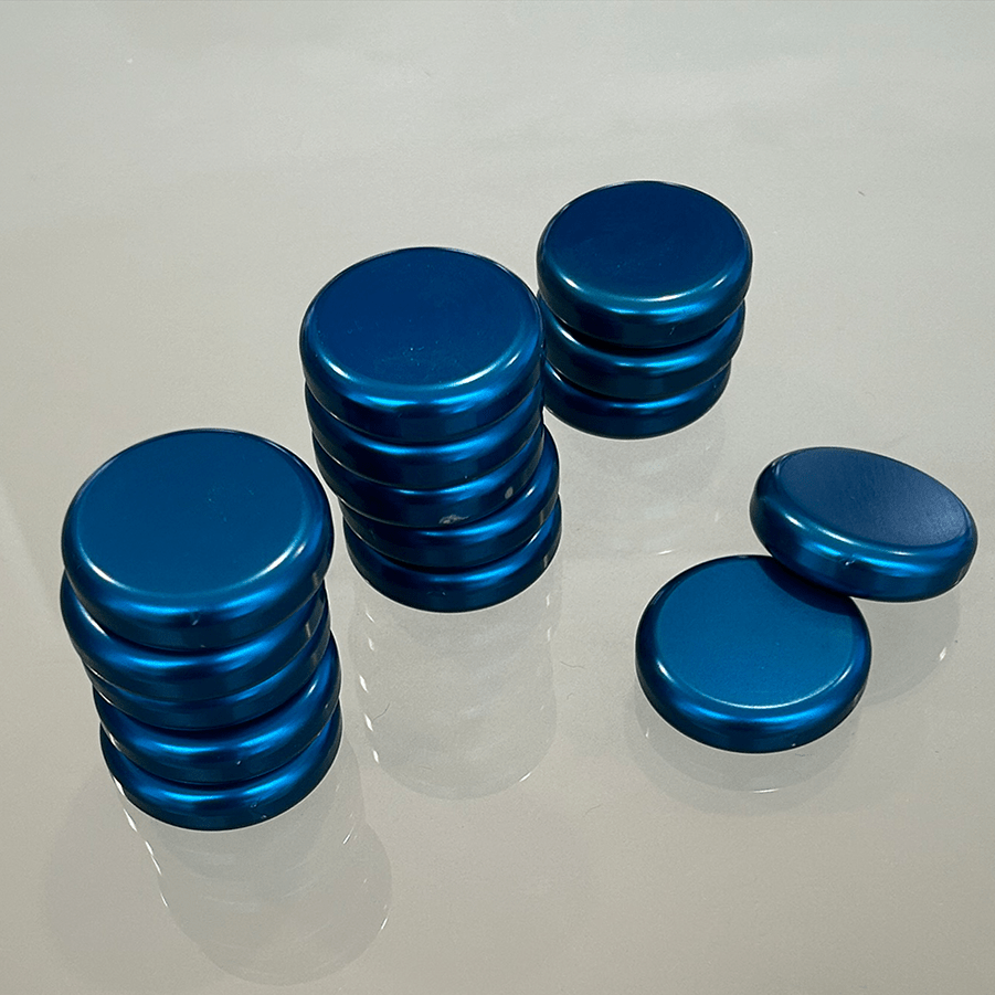 Fichas de Backgammon fabricadas en aluminio. - Divertoys