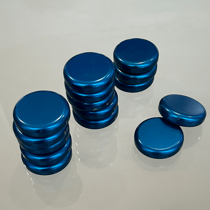 Fichas de Backgammon fabricadas en aluminio. - Divertoys