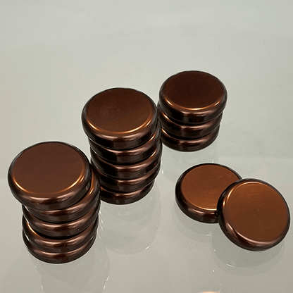 Fichas de Backgammon fabricadas en aluminio. - Divertoys
