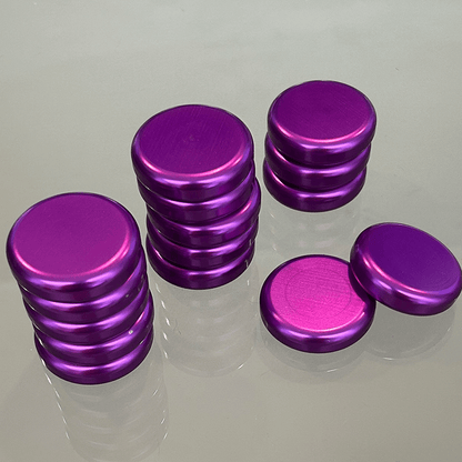 Fichas de Backgammon fabricadas en aluminio. - Divertoys