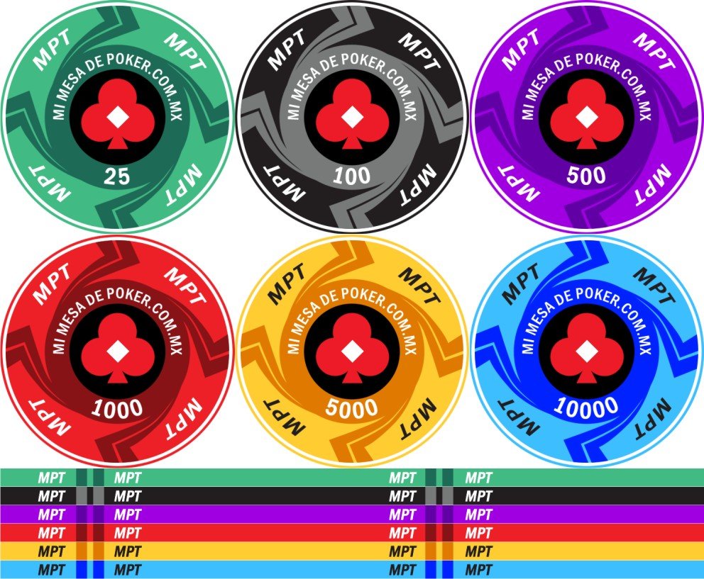 Fichas de poker profesionales personalizadas. - Divertoys