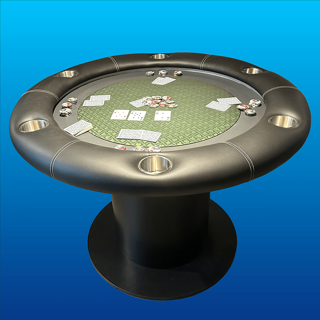 Mesa de Juegos Redonda para 6 Jugadores centro poker. - Divertoys
