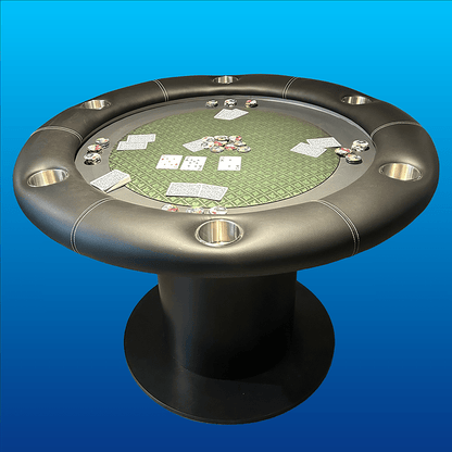 Mesa de Juegos Redonda para 6 Jugadores centro poker. - Divertoys