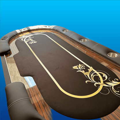Mesa de Poker 8 a 10 jugadores cafe- Divertoys